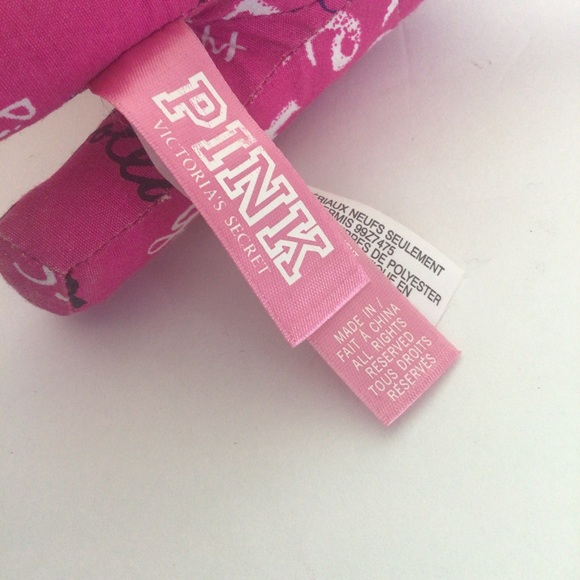 PINK VICTORIAS SECRET GRAFFITI PRINT MINI DOG - Picture 9 of 11